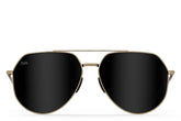 Tangle Free Aviator Hex - Black Gold Polarized