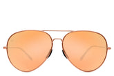 Tangle Free Aviator - Peach Polarized