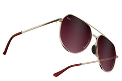 Tangle Free Aviator Hex - Cherry Fade Polarized