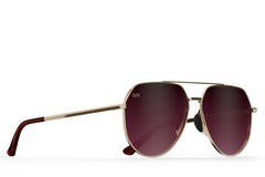 Tangle Free Aviator Hex - Cherry Fade Polarized