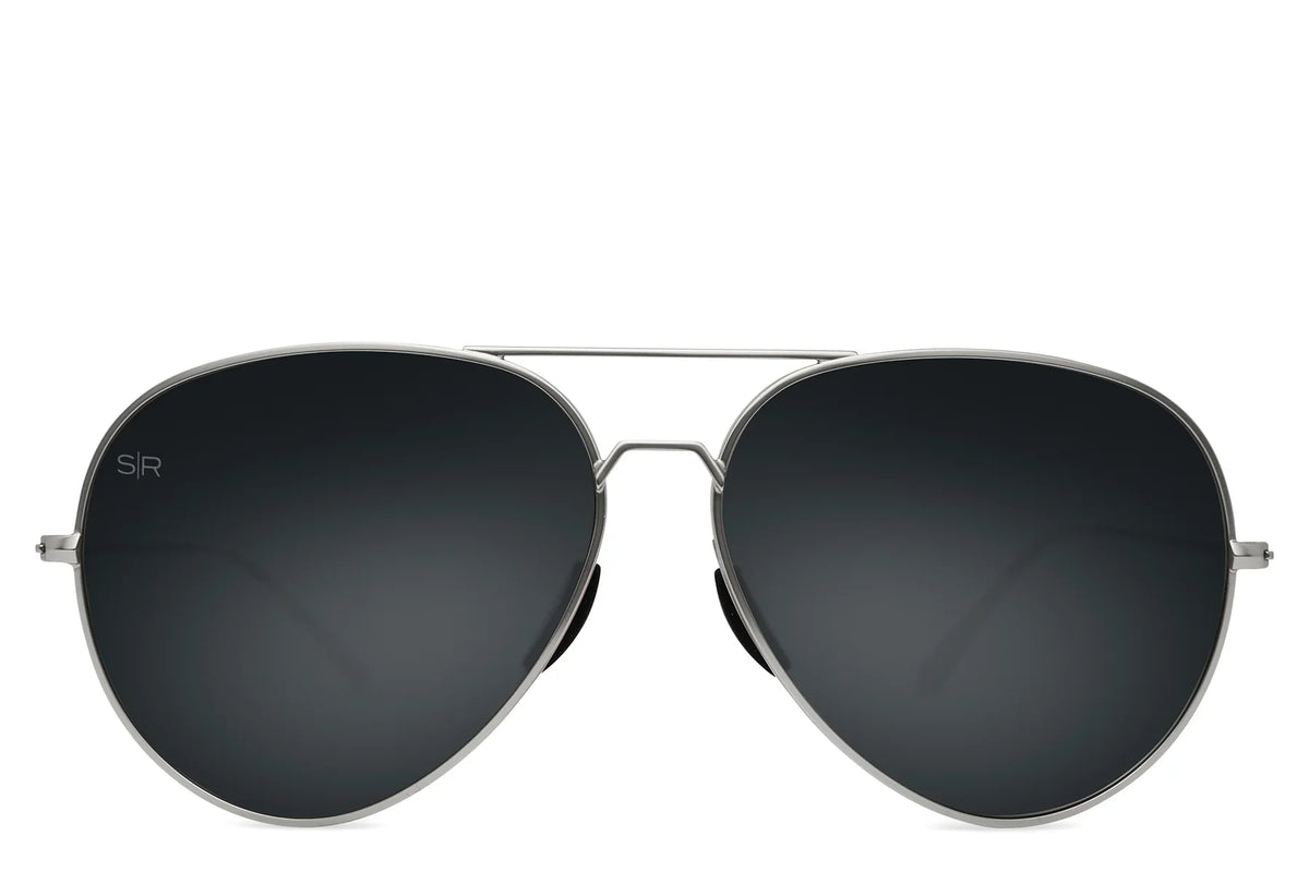 Tangle Free Aviator - Blackout Polarized
