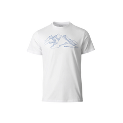 Graphic T-Shirt - Mountainscape White